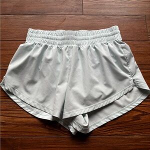 DSG mint green lined athletic shorts